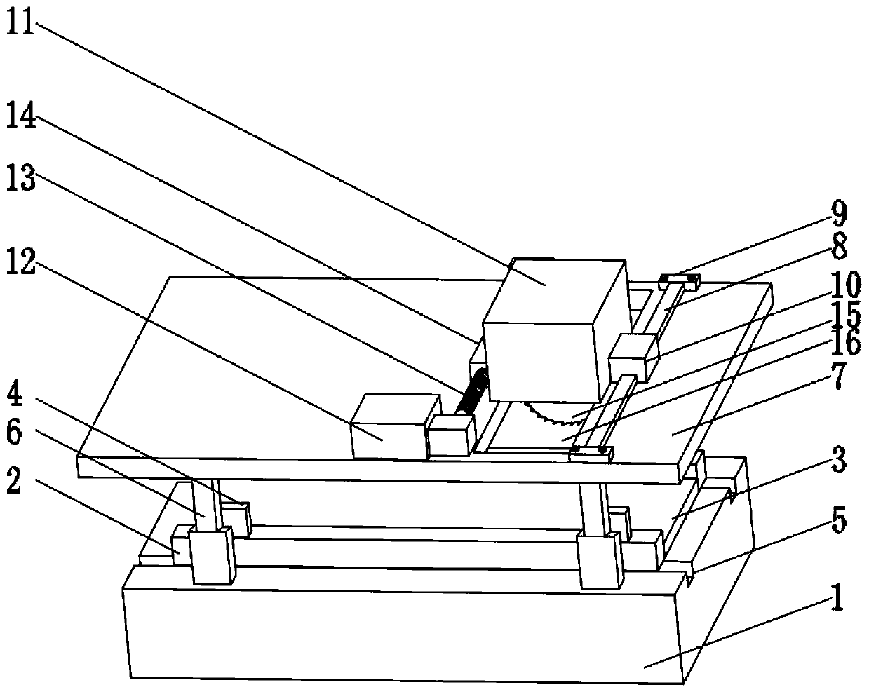 Rapid cutting device and method for ceramic-like composite board