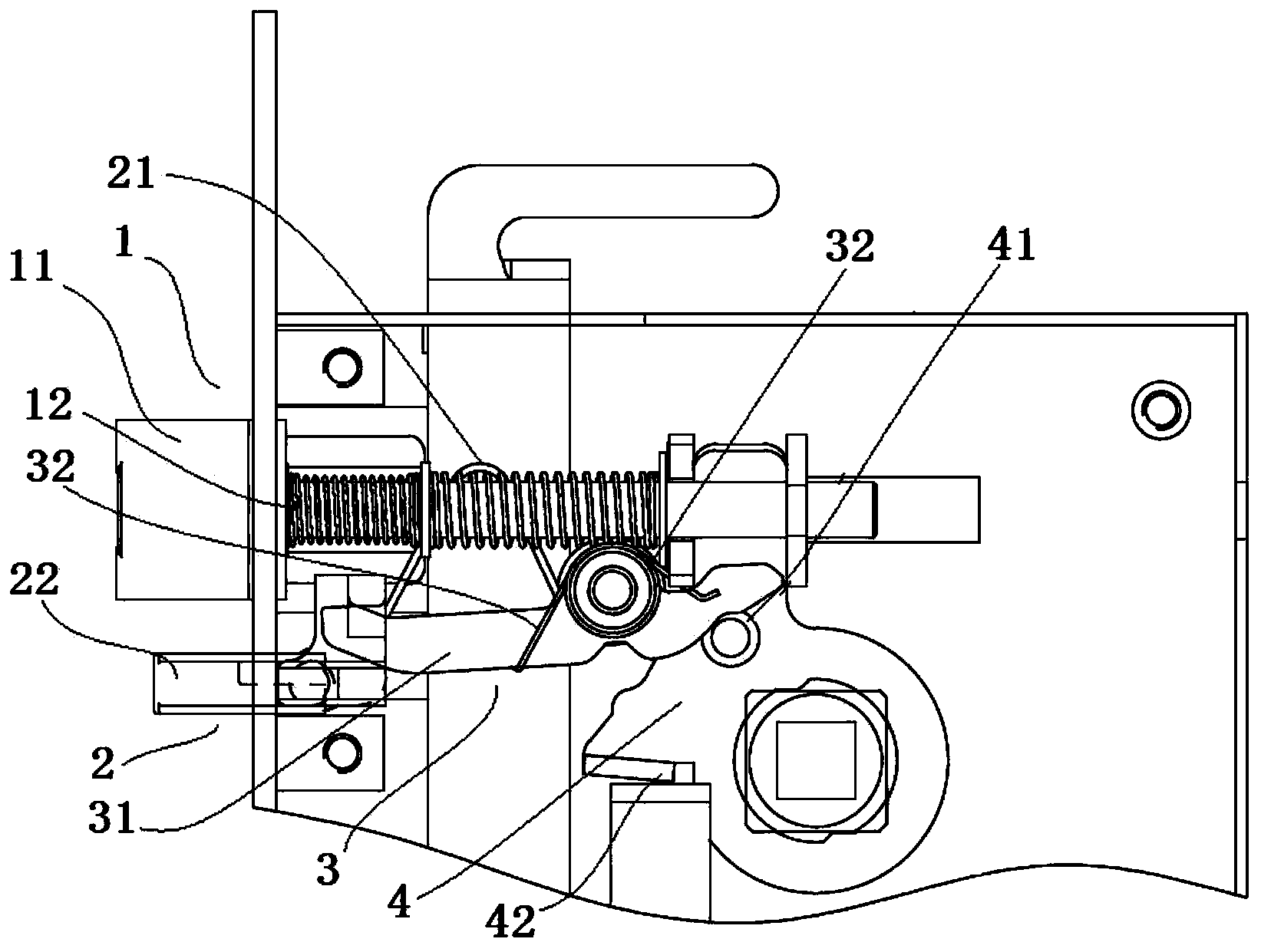 Door lock inserting prevention structure