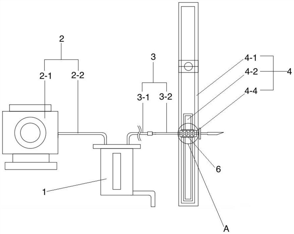 Drainage device for nursing in intensive care medicine department