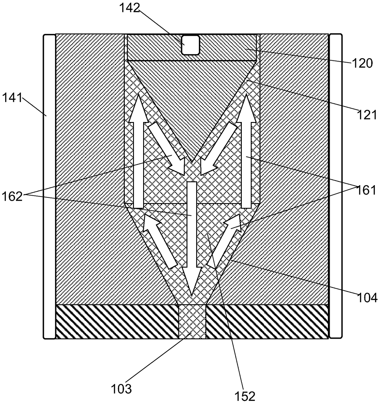 Nozzle head, metal particle manufacturing device using same, and manufacturing method thereof