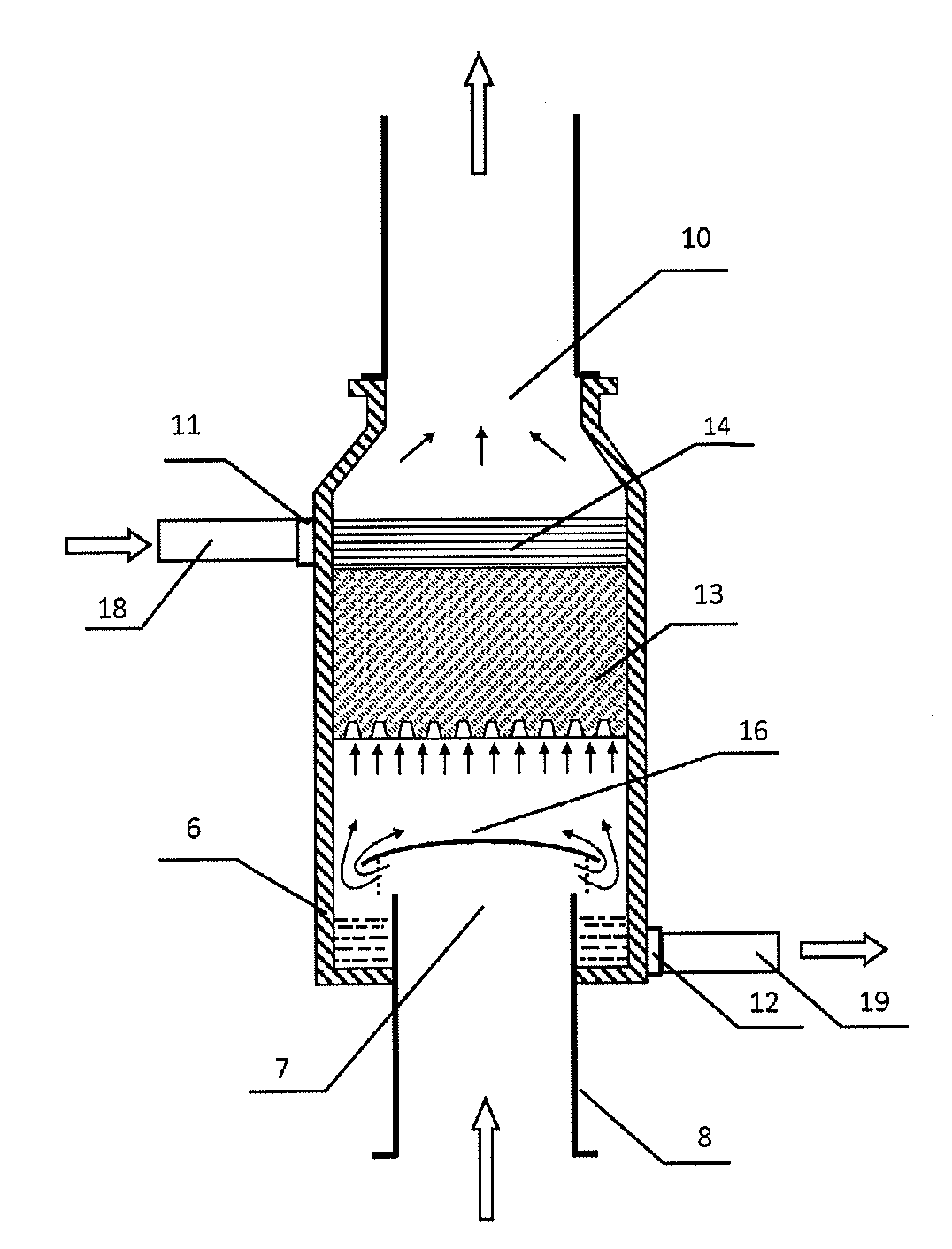 Method, apparatus, and system used for purifying and silencing exhaust of internal combustion engine