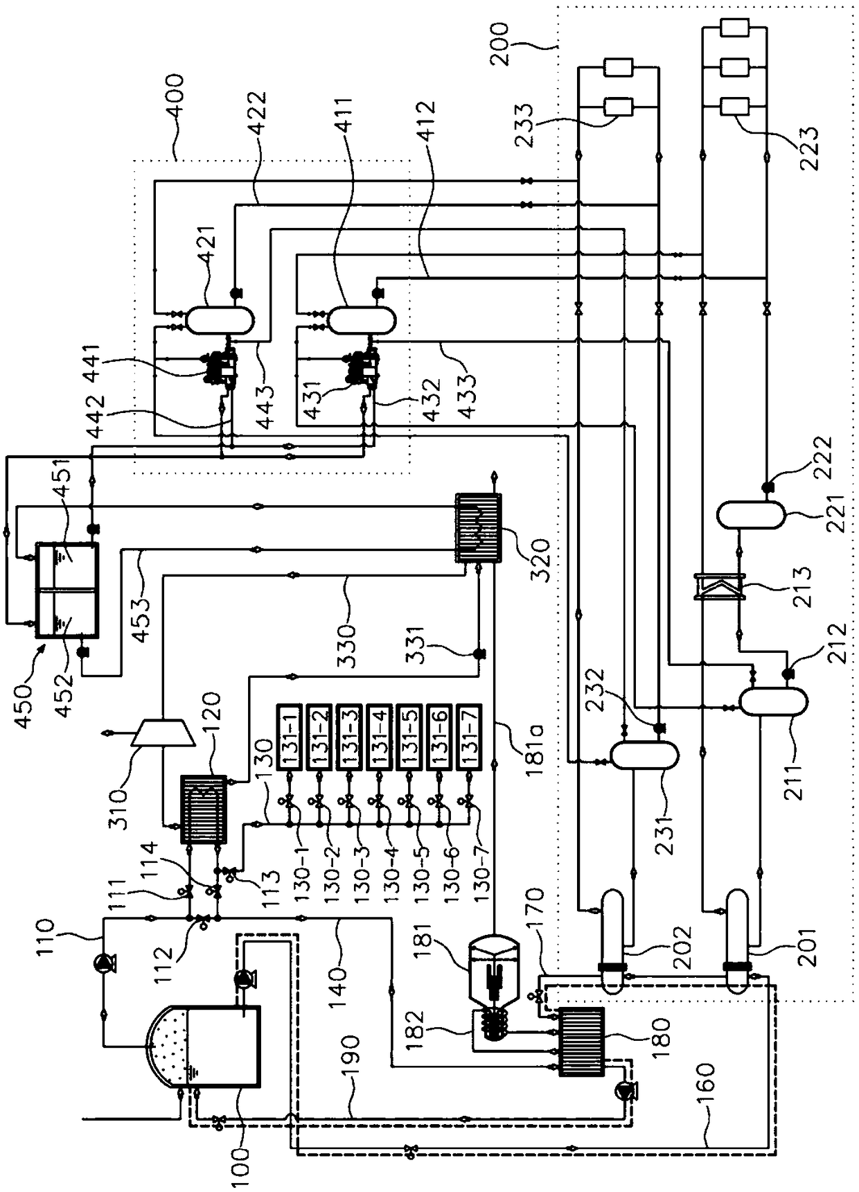 LNG optimal control reliquefaction system for recovery of LNG low-temperature waste heat generated in LNG gasification process