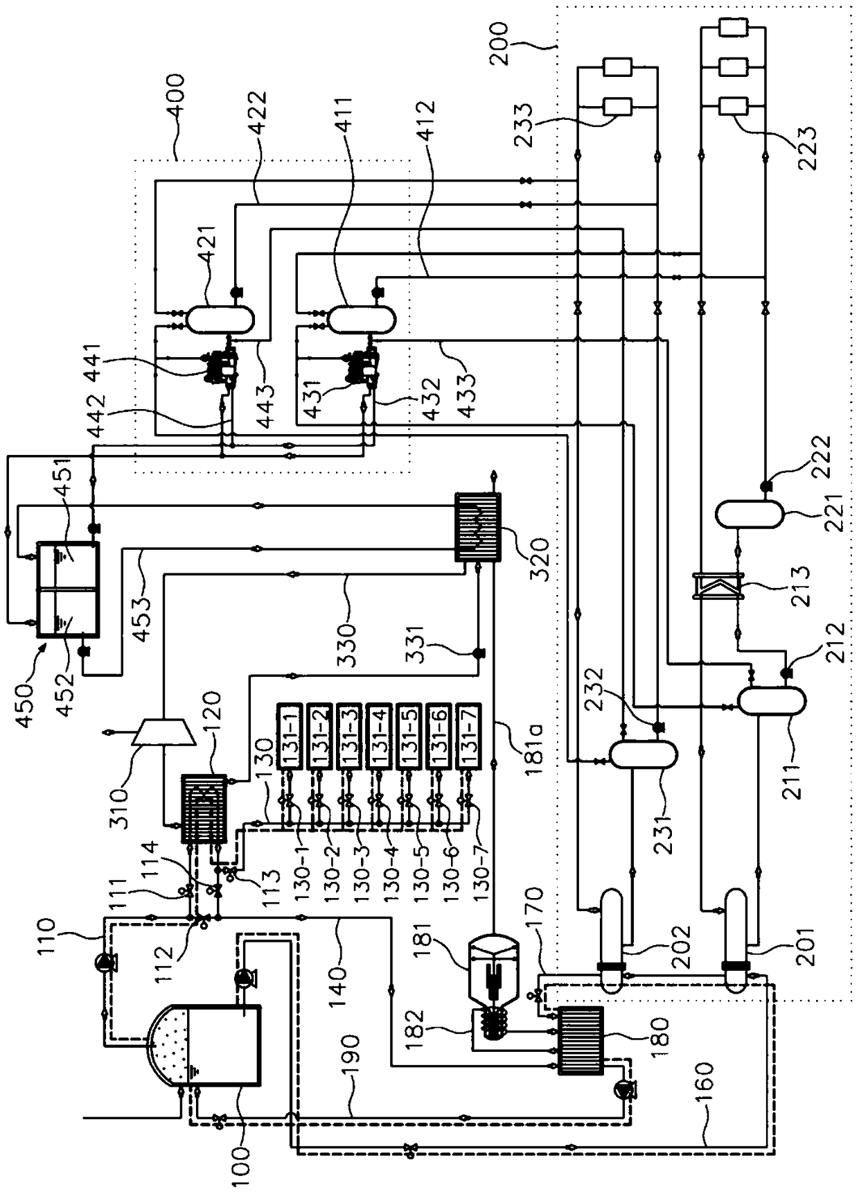 LNG optimal control reliquefaction system for recovery of LNG low-temperature waste heat generated in LNG gasification process