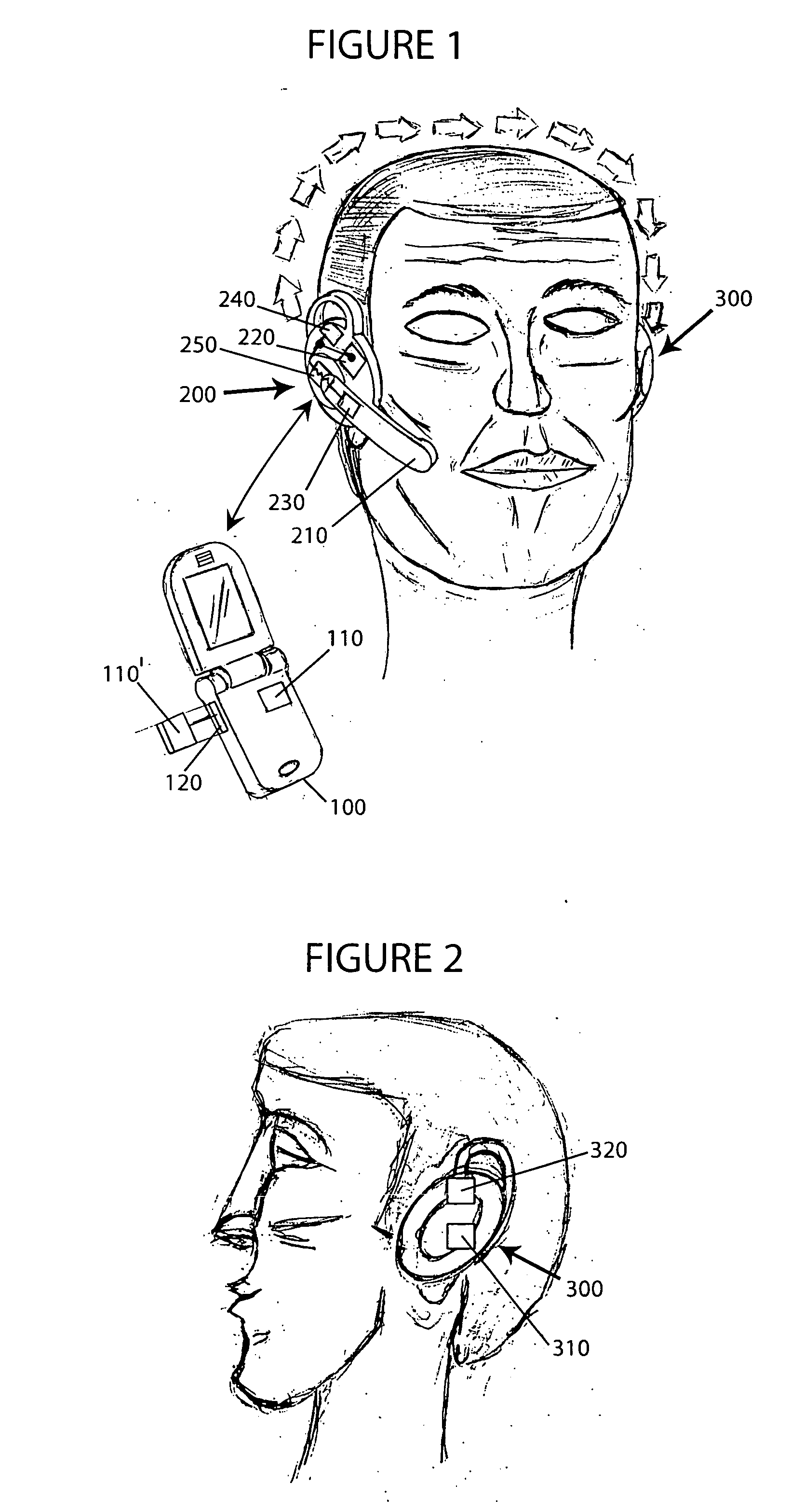 Wireless communication headset with RF module for accessory speaker and system utilizing same