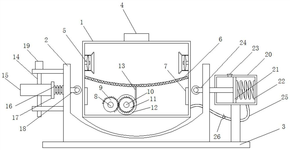 A grain pellet drying device