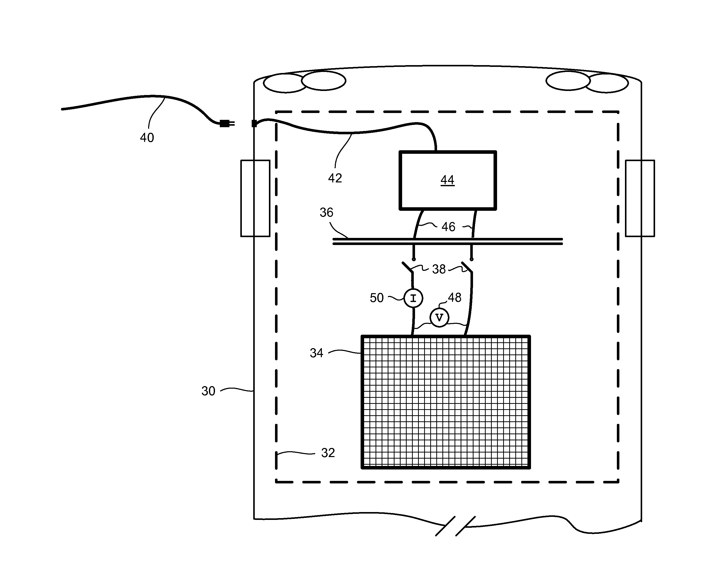 Method to detect open-circuit voltage shift through optimization fitting of the anode electrode half-cell voltage curve