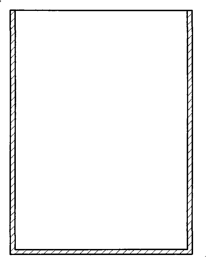 Method for preparing single layer glass by glass tube