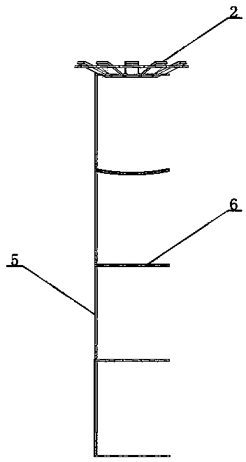 Self-telescopic in-esophagus support