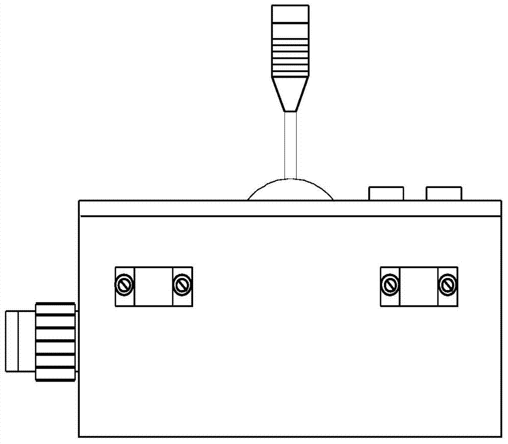 Portable hand-operated box of ship dynamic positioning system