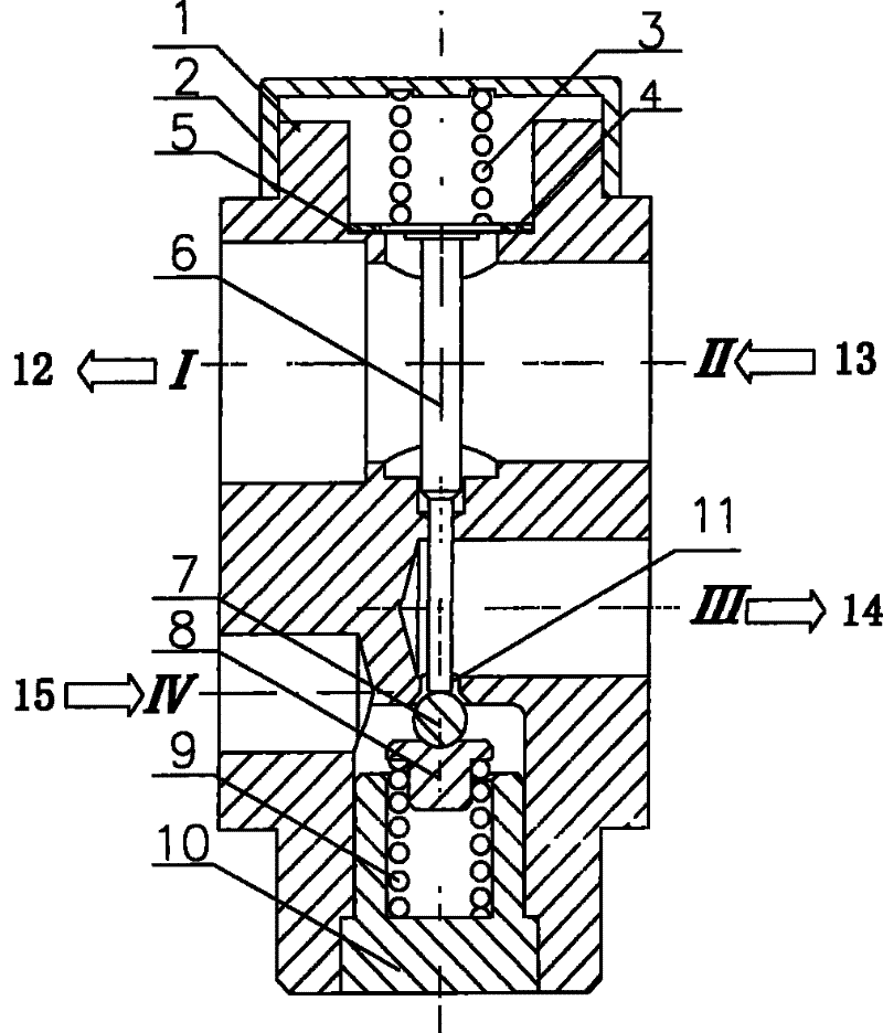 Automobile air-conditioning heating power expansion valve