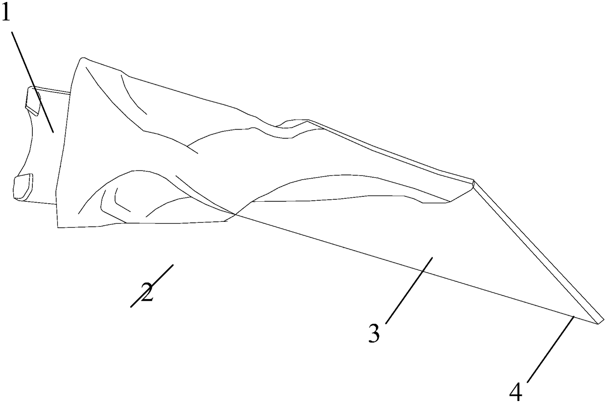 Triangular cutting edge tooth for dredging rake head