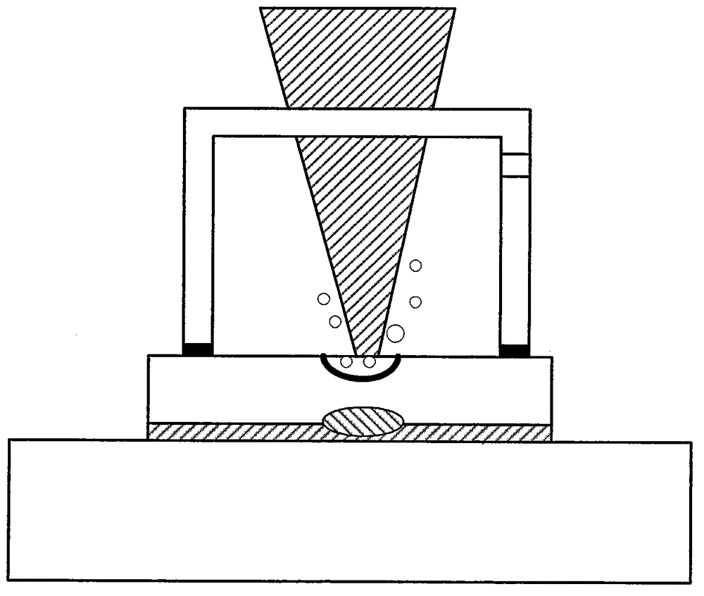 Metal sheet laser precision perforating device assisting in foaming