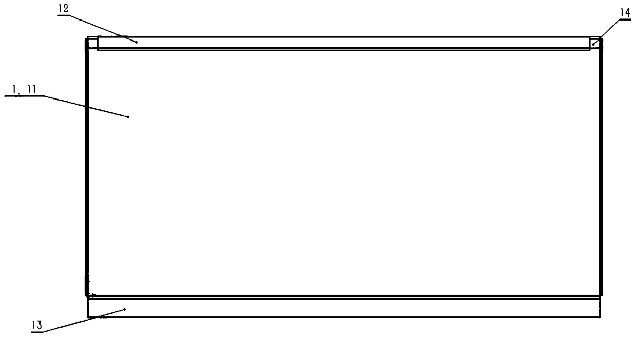 Connecting structure of opened-type curtain wall panel