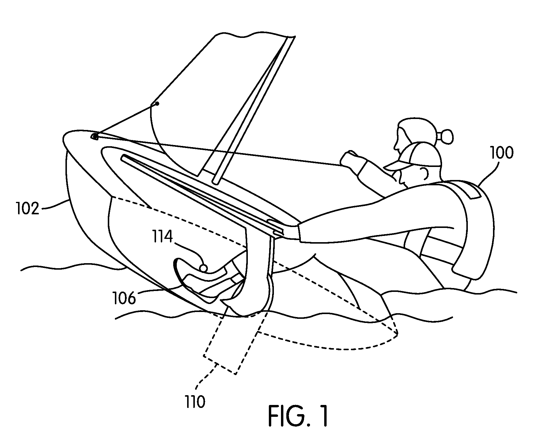 Article of footwear for sailing