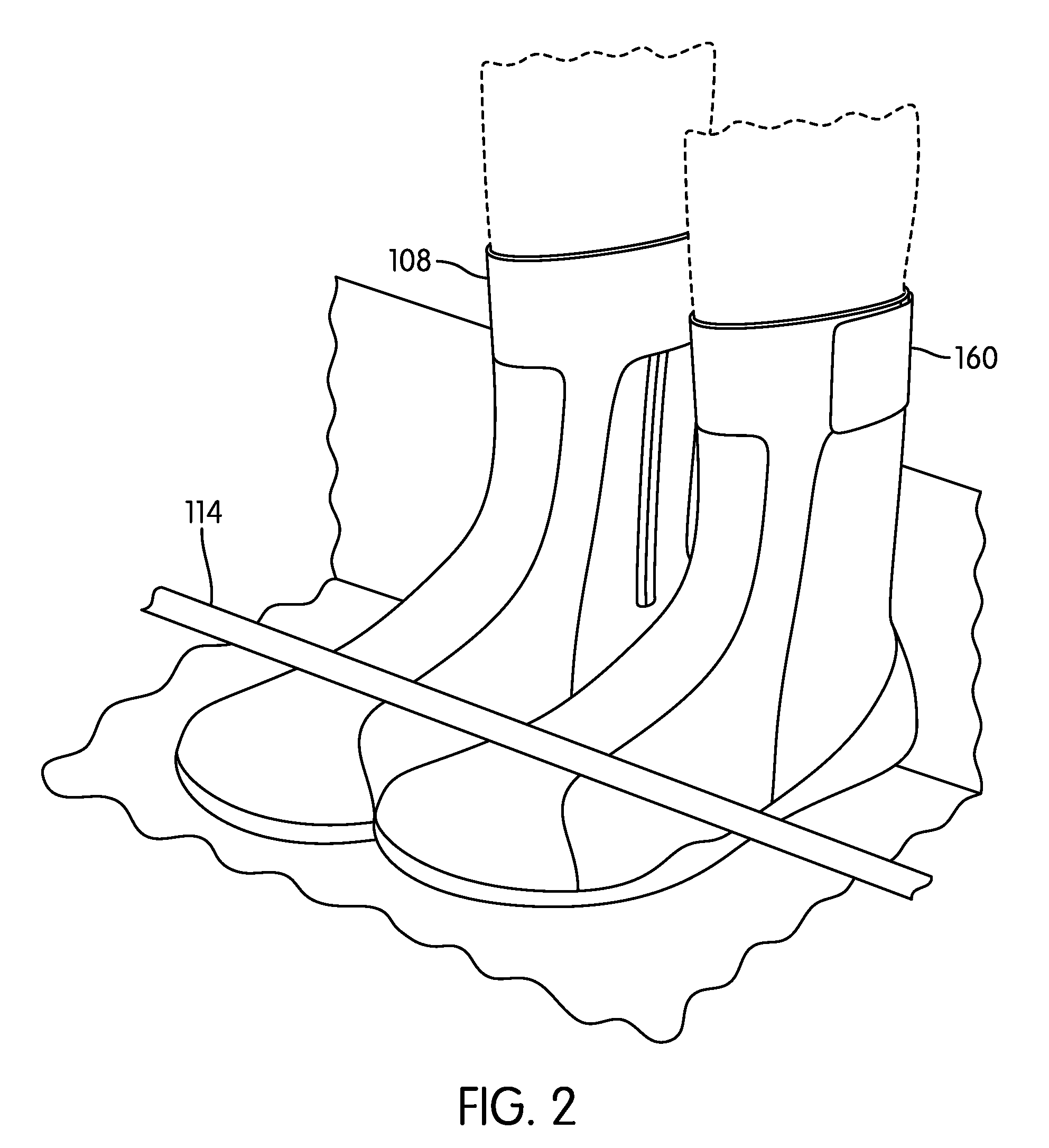 Article of footwear for sailing