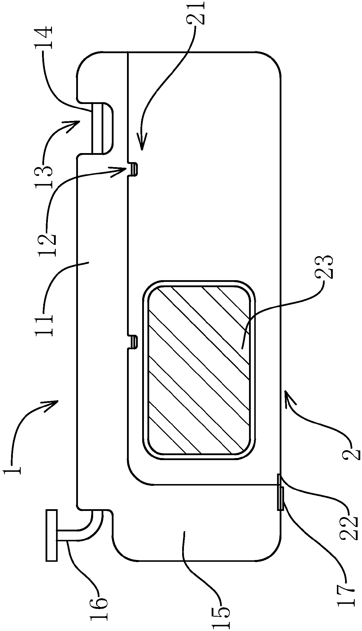 Safe automobile cosmetic mirror