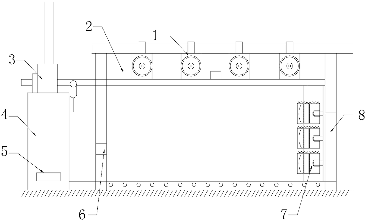 Wood drying room with meshed combined type diversion mechanism