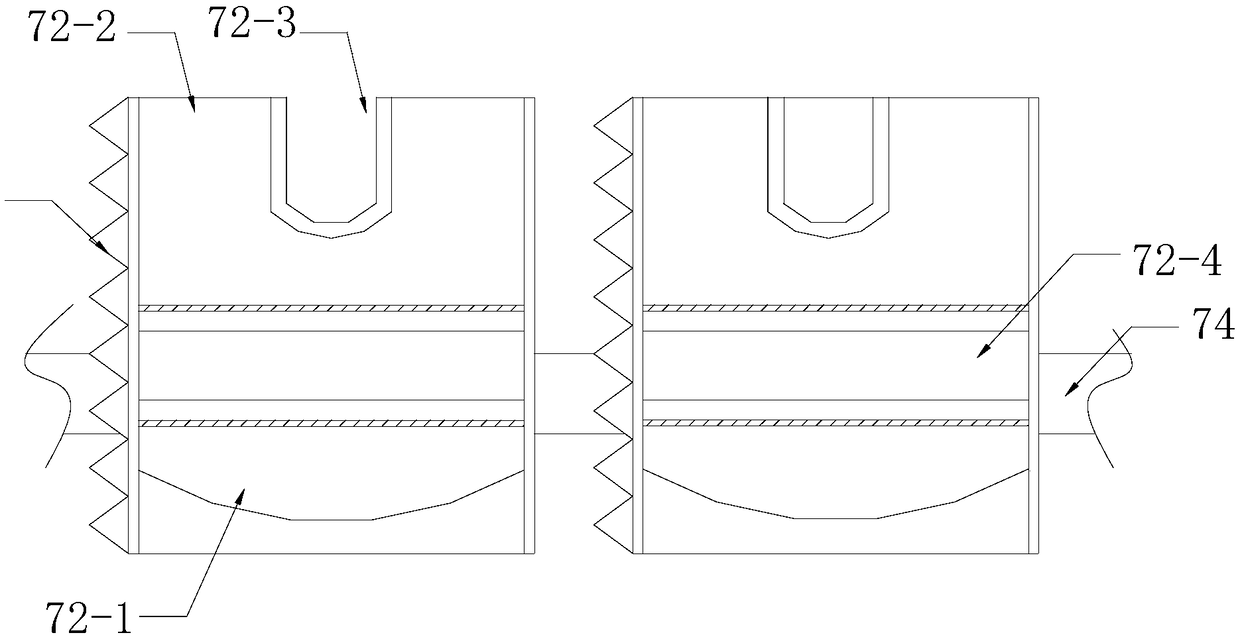 Wood drying room with meshed combined type diversion mechanism