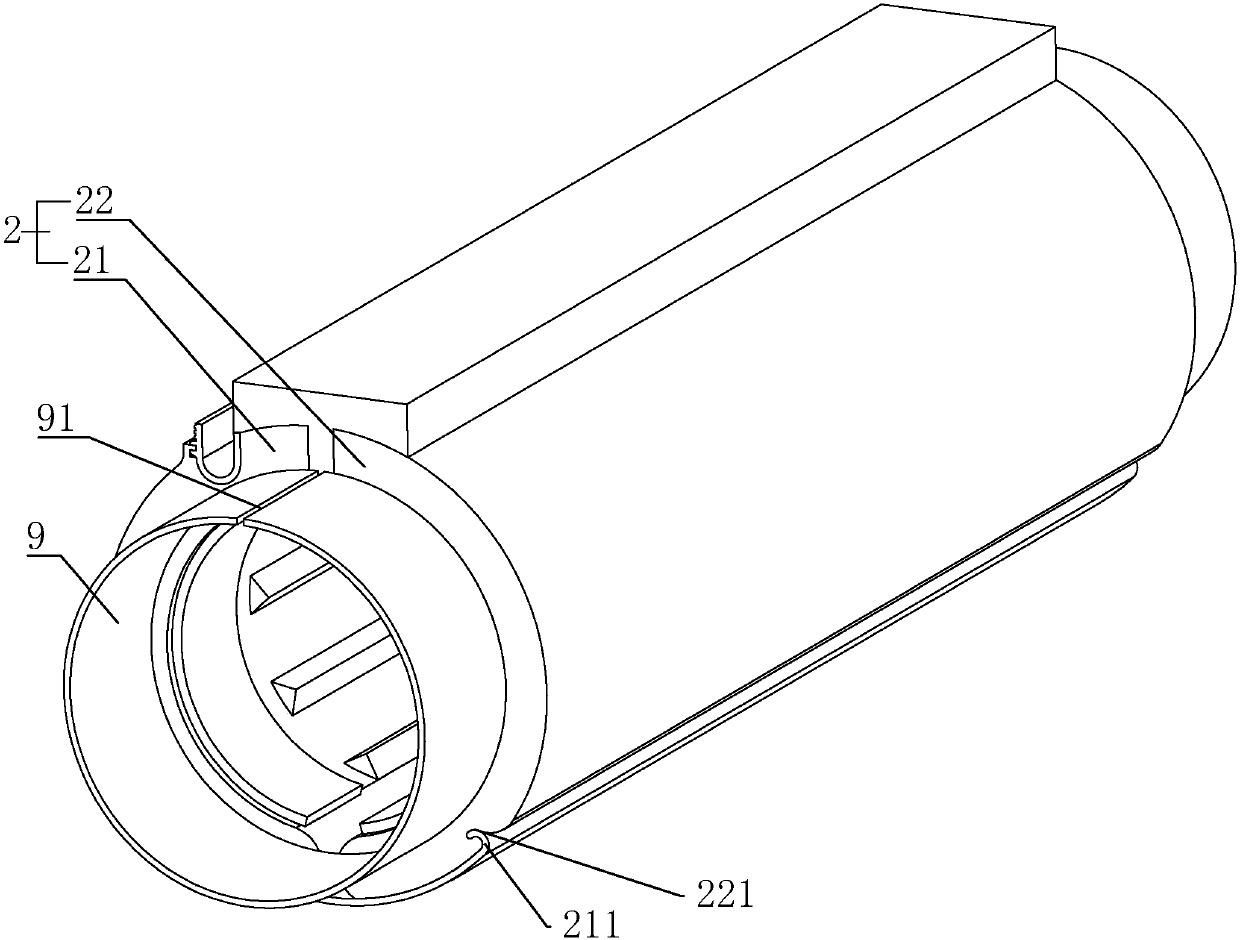 Buried cable laying method and cable protection sleeve special for method