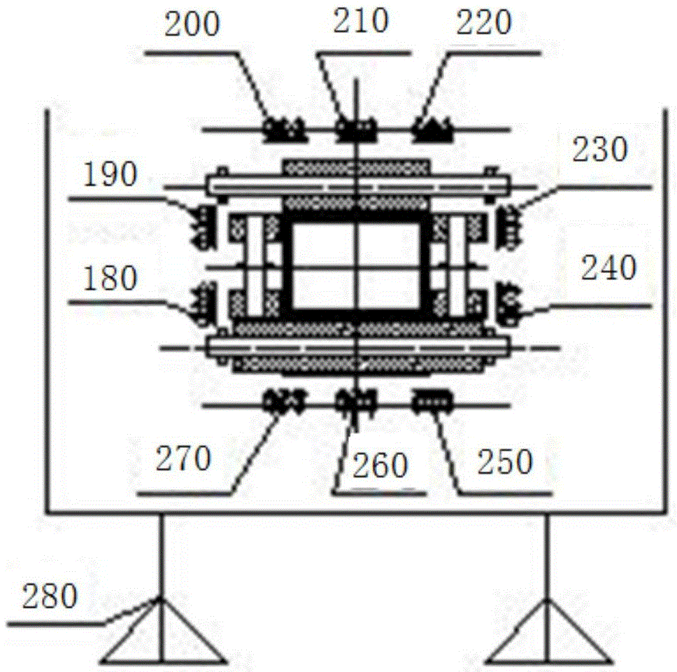 Device for avoiding online quenching deformation of aluminum profile