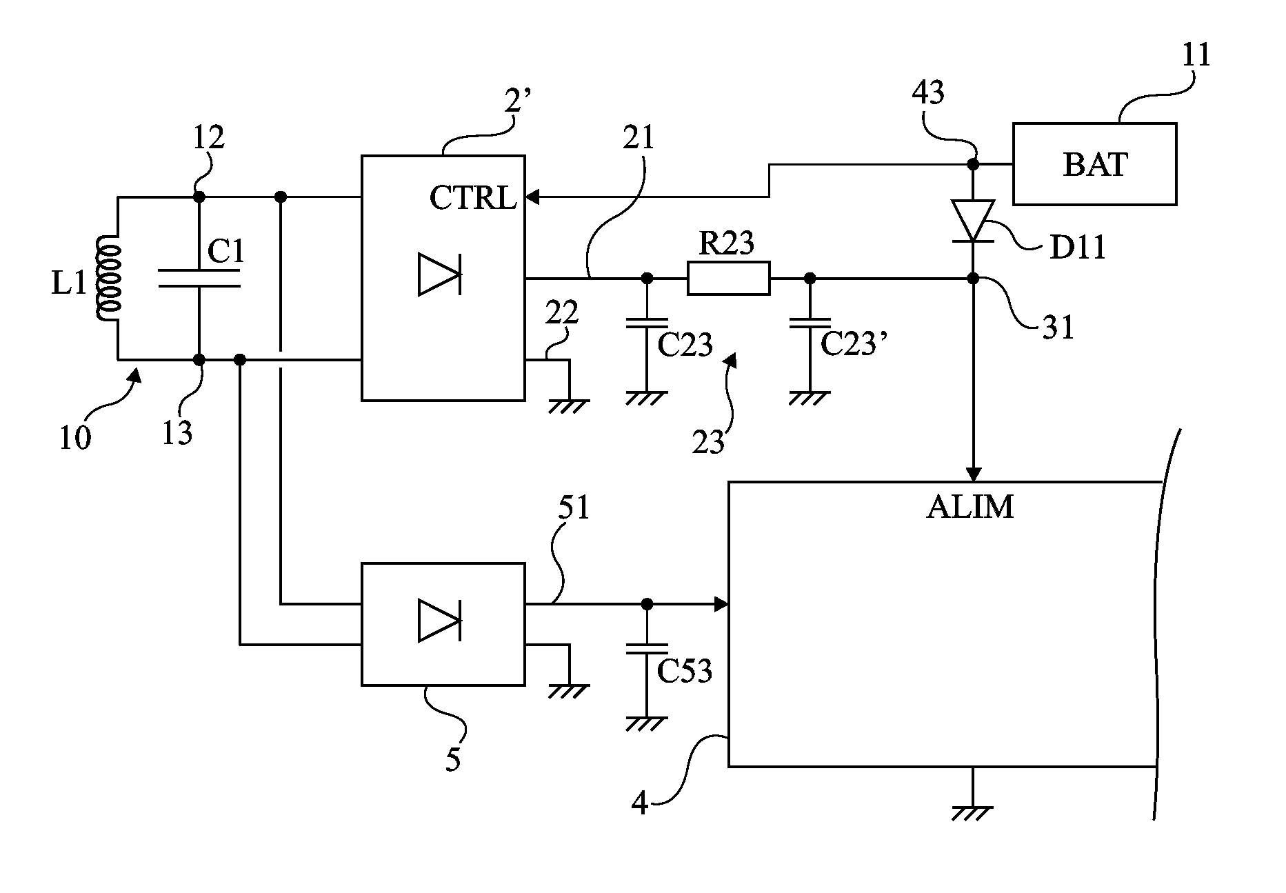 Power management in an electromagnetic transponder