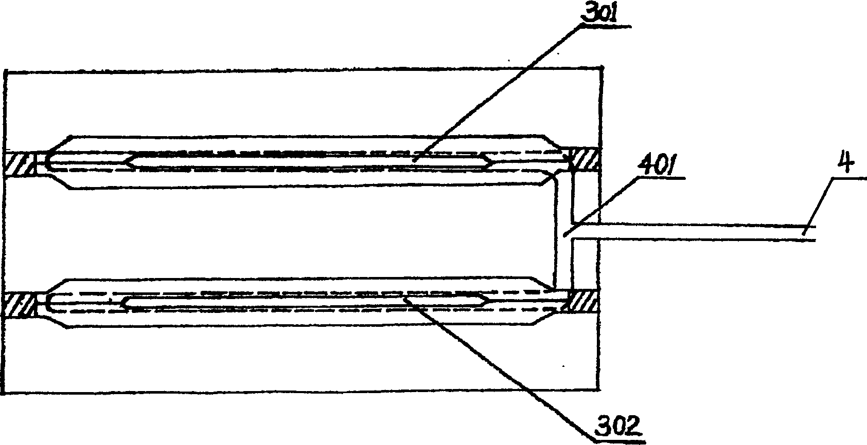 Method for purifying wastewater through magnetic nano TiO2/SiO2/Fe2O3 composite photocatalyst and equipment