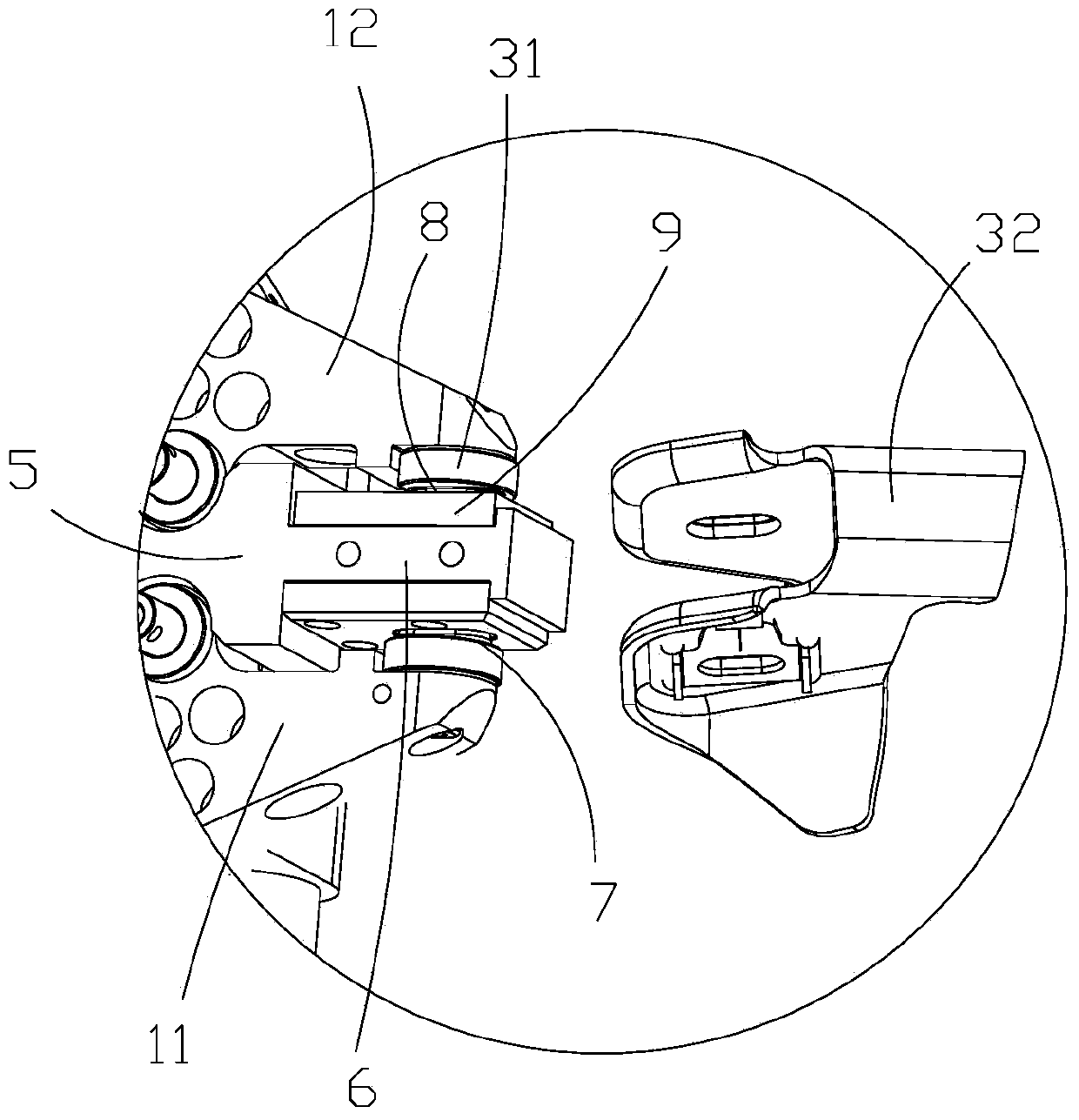 Workpiece clamping and positioning mechanism and workpiece clamping and positioning assembly