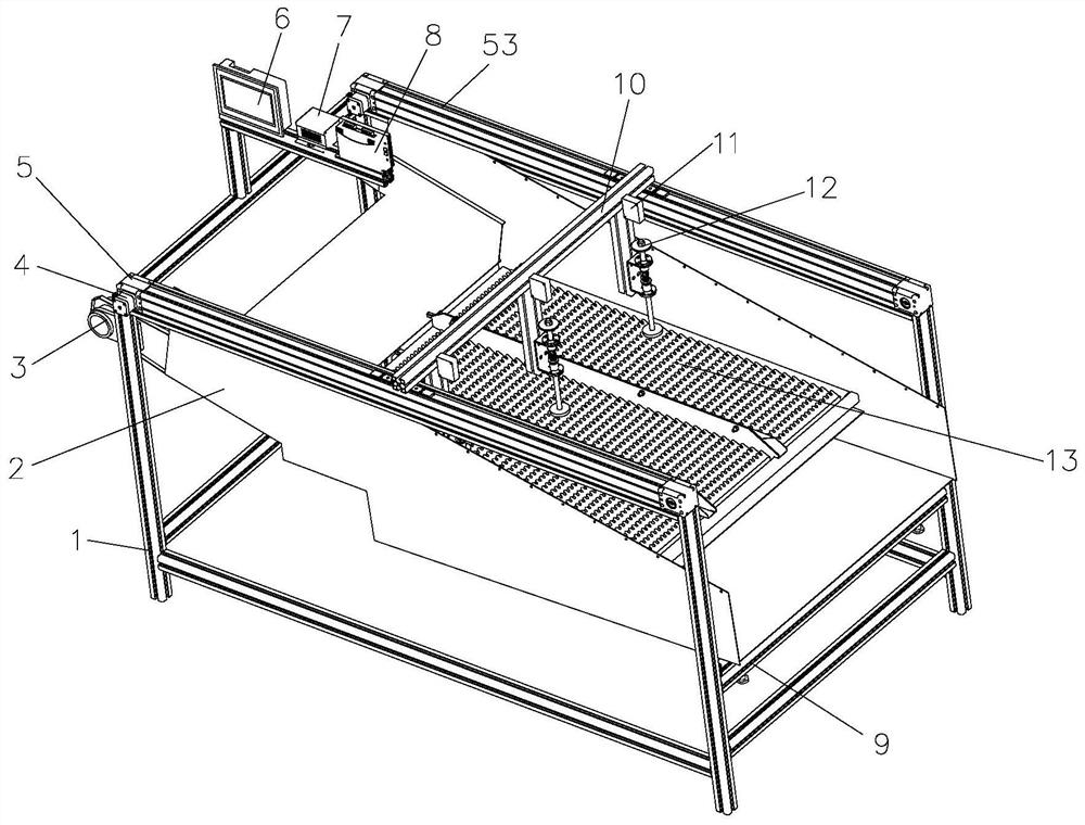 A cleaning sieve fish scale sieve detection device and method