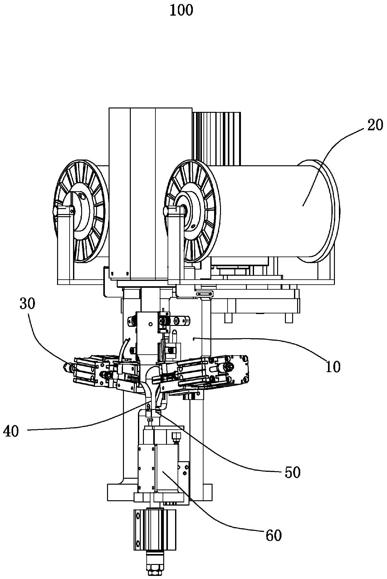 Nylon upper stopper fusion mechanism