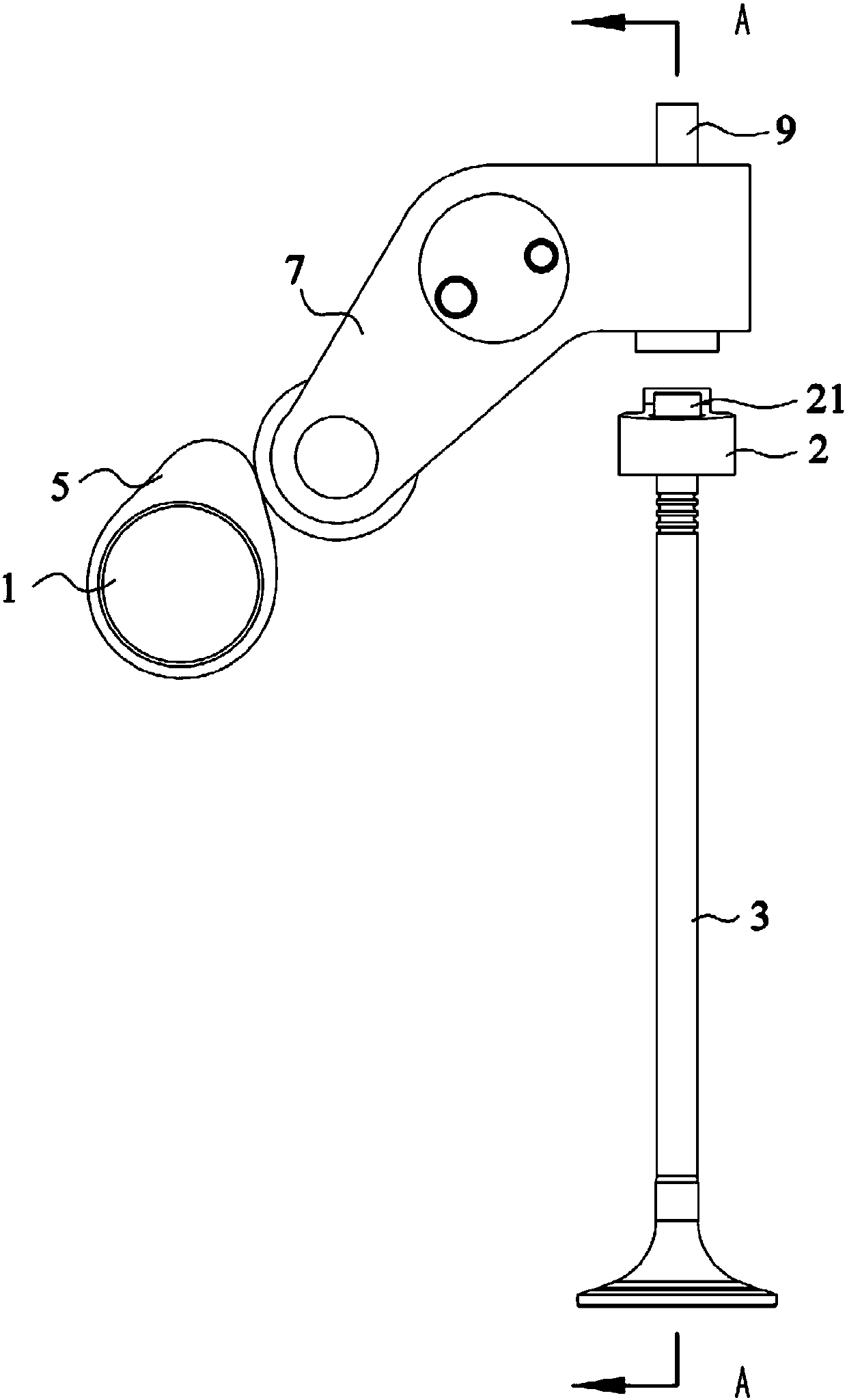 Variable valve lift mechanism, method for controlling valve lift and engine