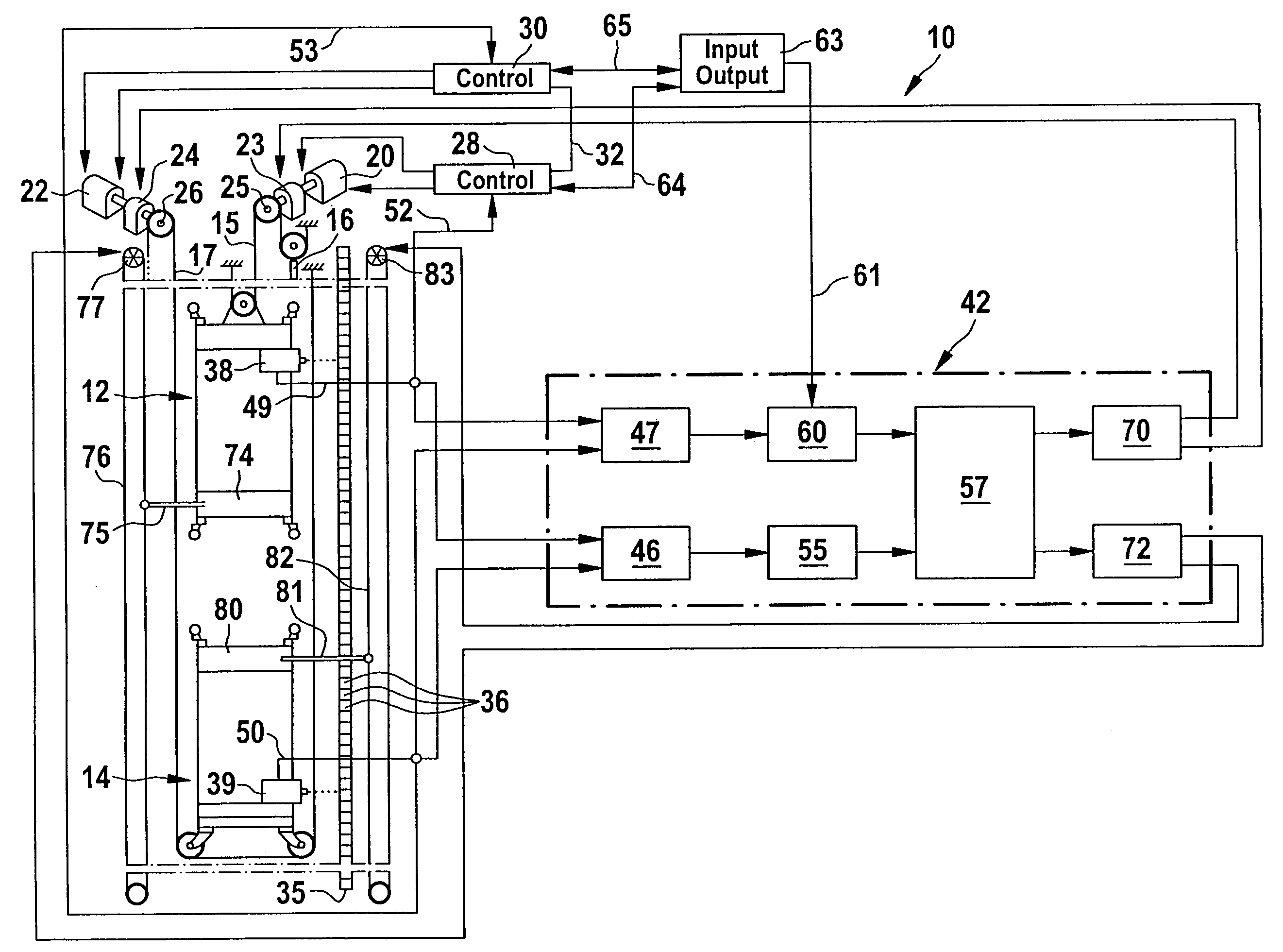 Elevator installation