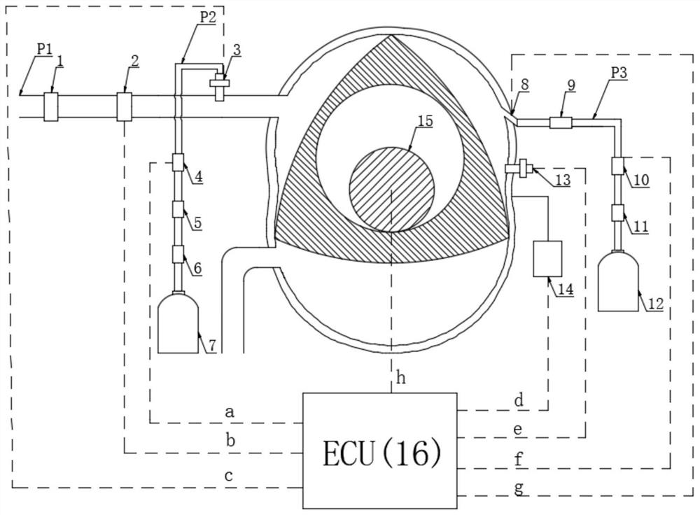 Throttle-free rotor engine control method