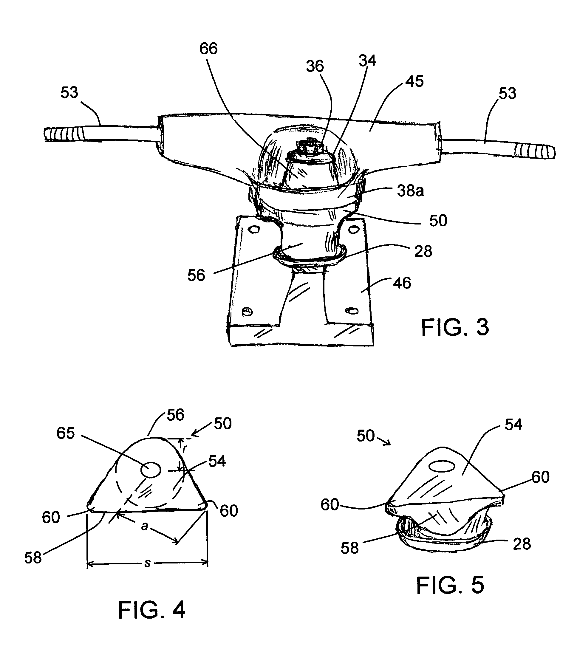 Skateboard wheel truck assembly