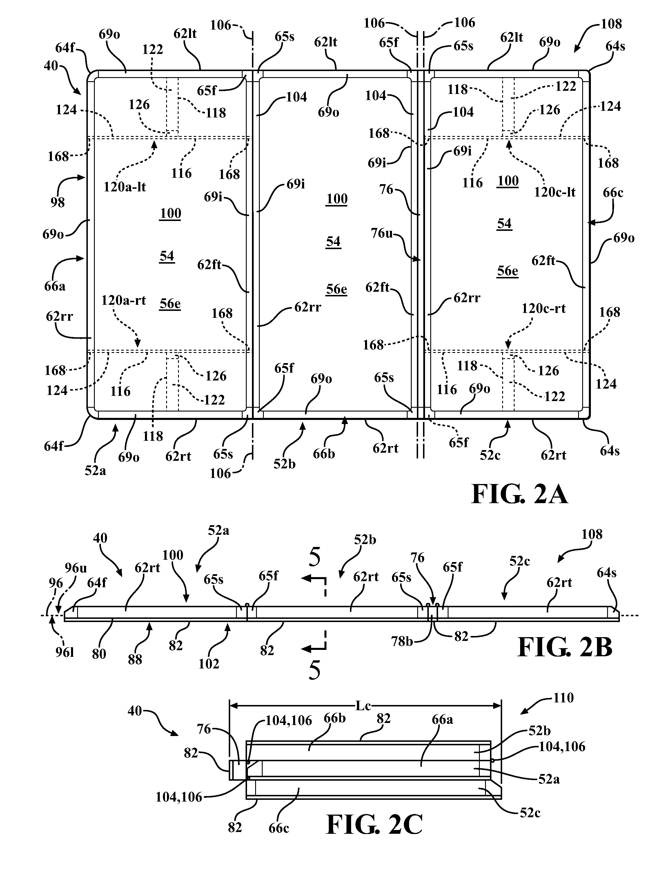 Rigid tonneau cover and clamp mechanism therefor