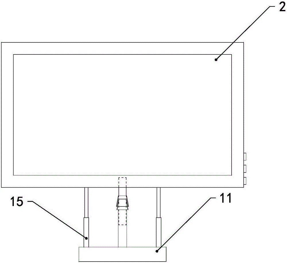 Ascending and descending seat for computer display screen