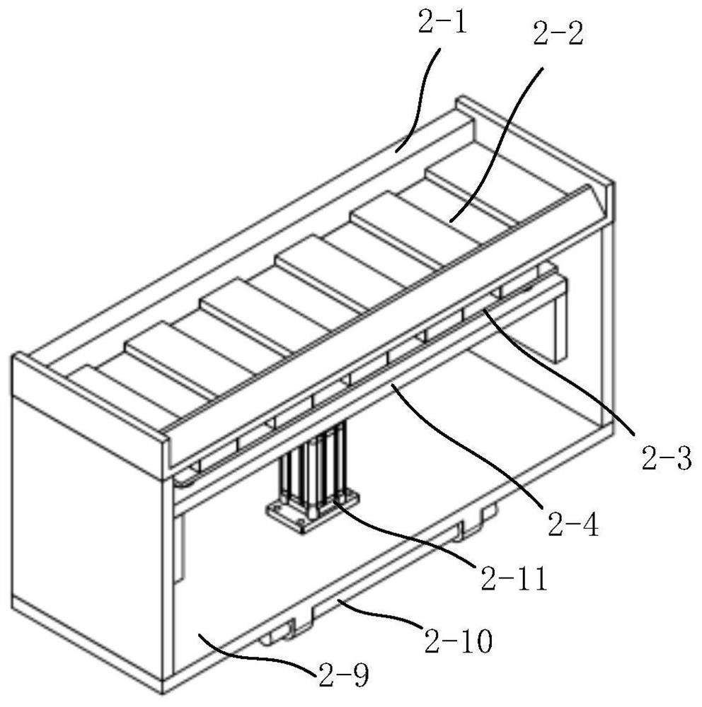 Swing type rolled steel shearing waste collecting device