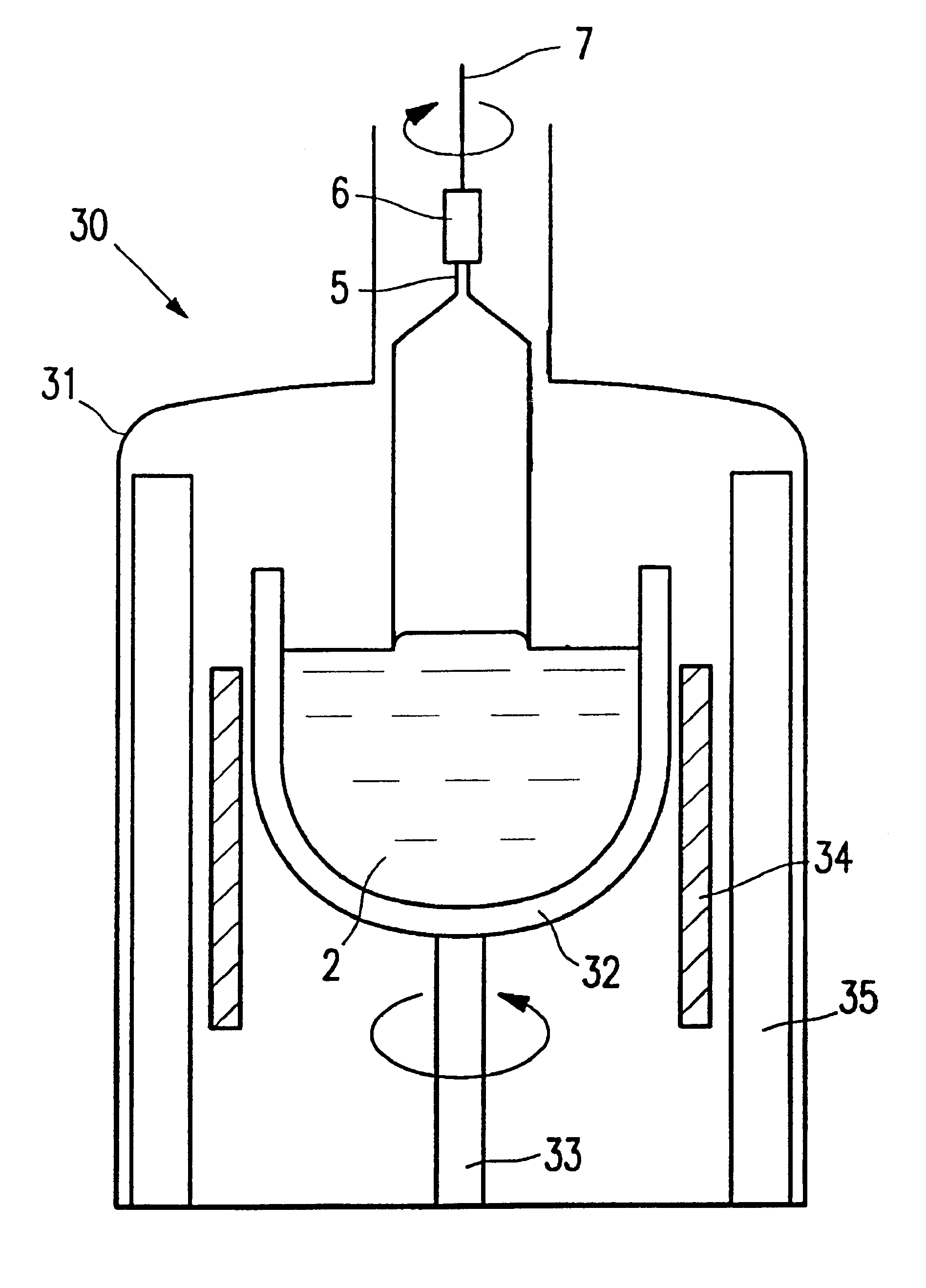 High resistivity silicon wafer produced by a controlled pull rate czochralski method