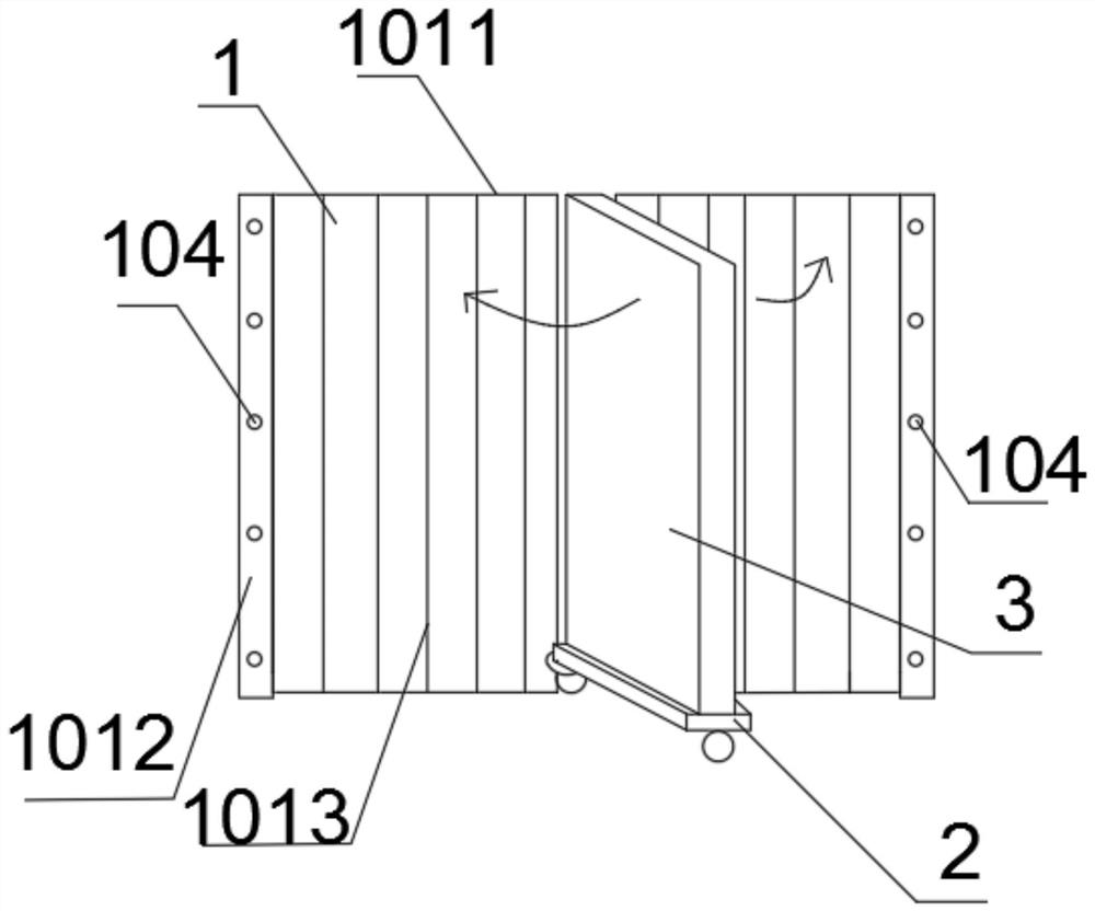 Clean screen rotating bracket