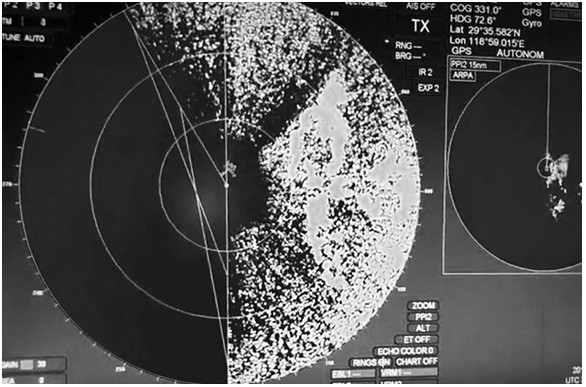 Marine radar rain and snow clutter suppression algorithm