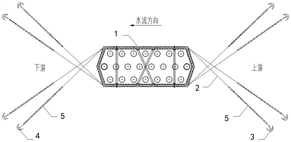 Construction method for double-wall steel cofferdam without bottom sealing concrete in deepwater bare rock geology