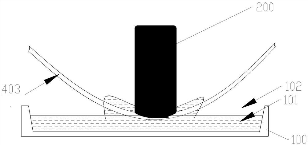 A portable ultrasonic cleaning device