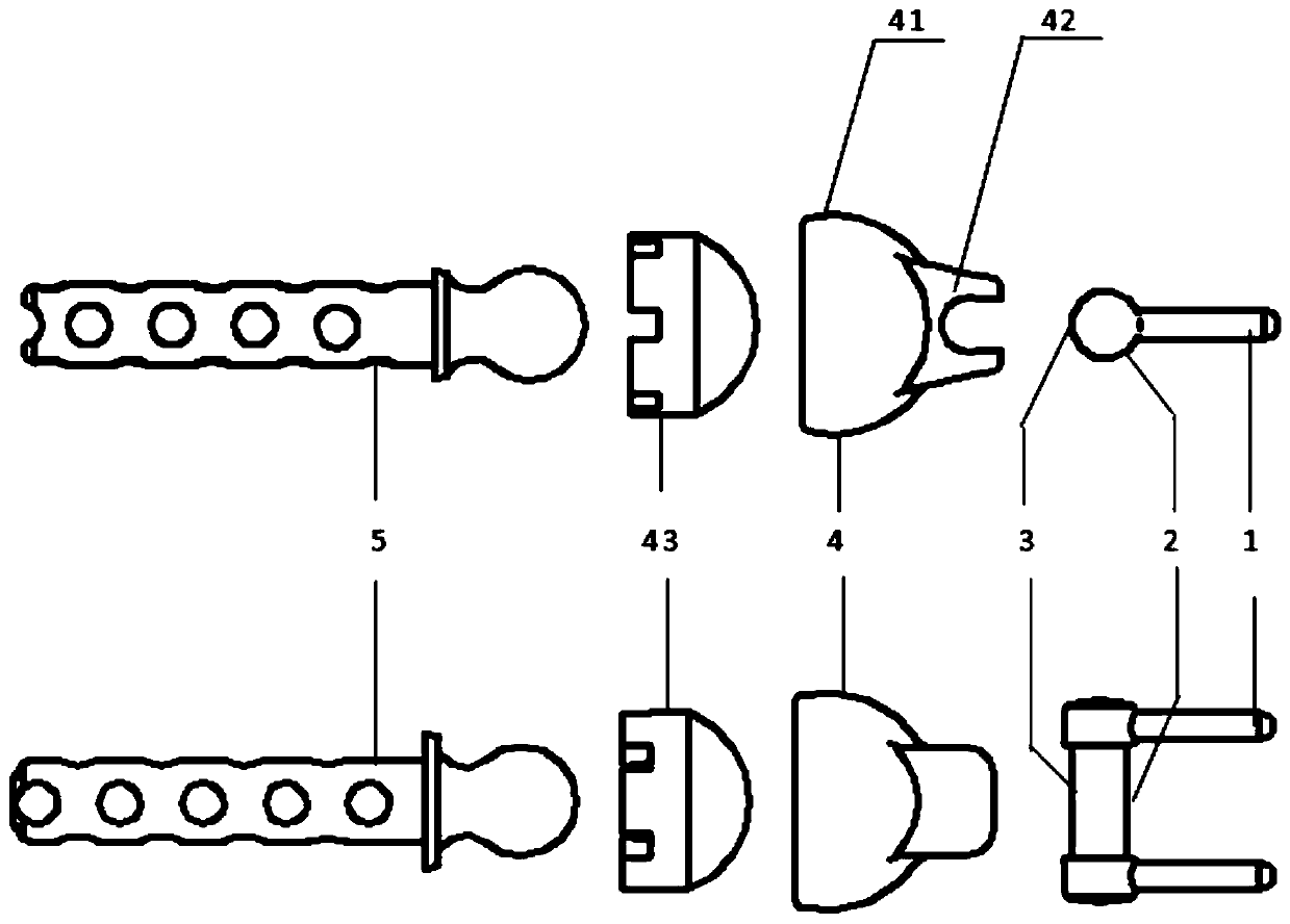 Combined type semi-limited multi-pole artificial wrist joints