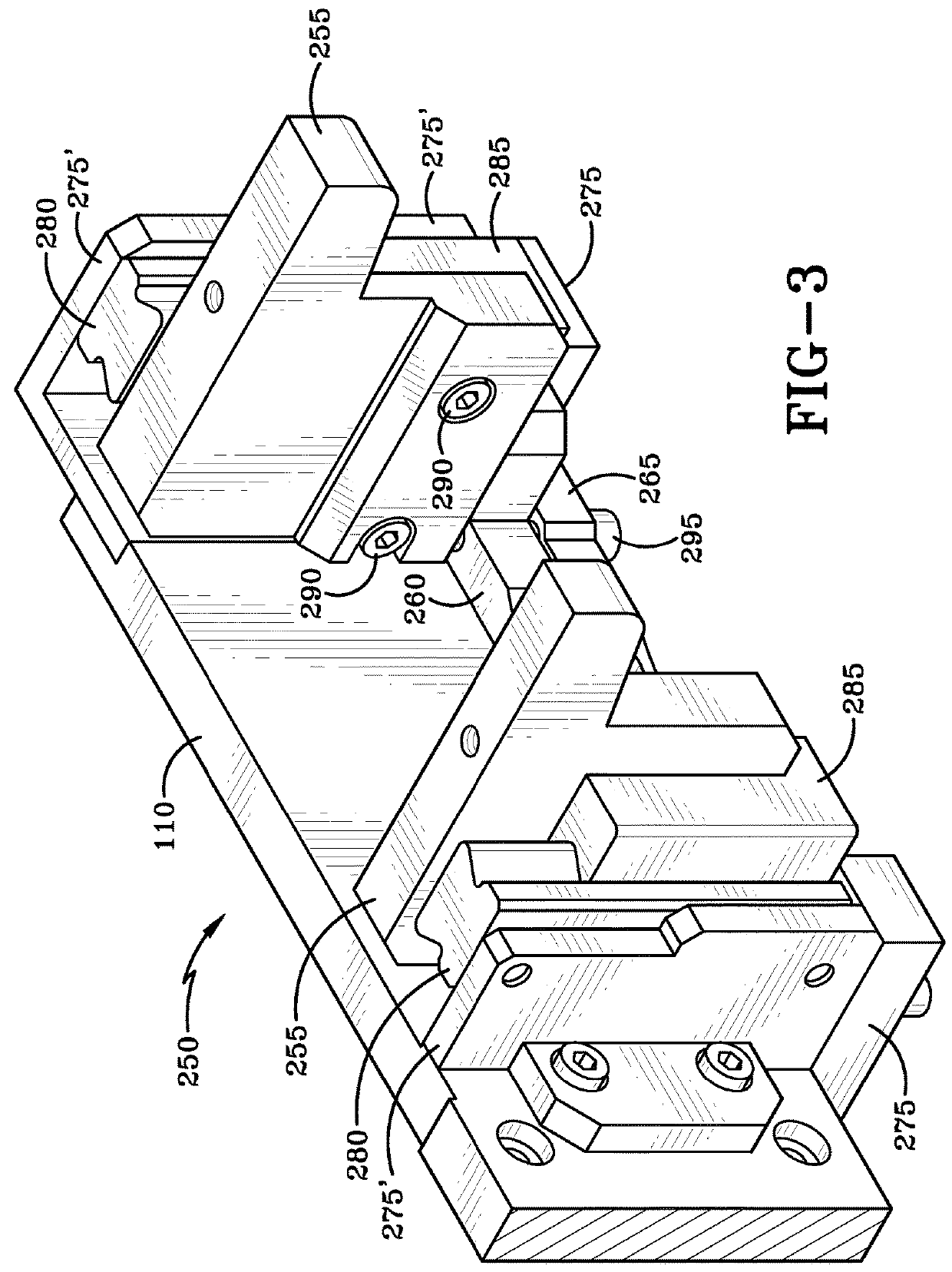 Variable adjustment for precise matching of multiple chamber cavity housings