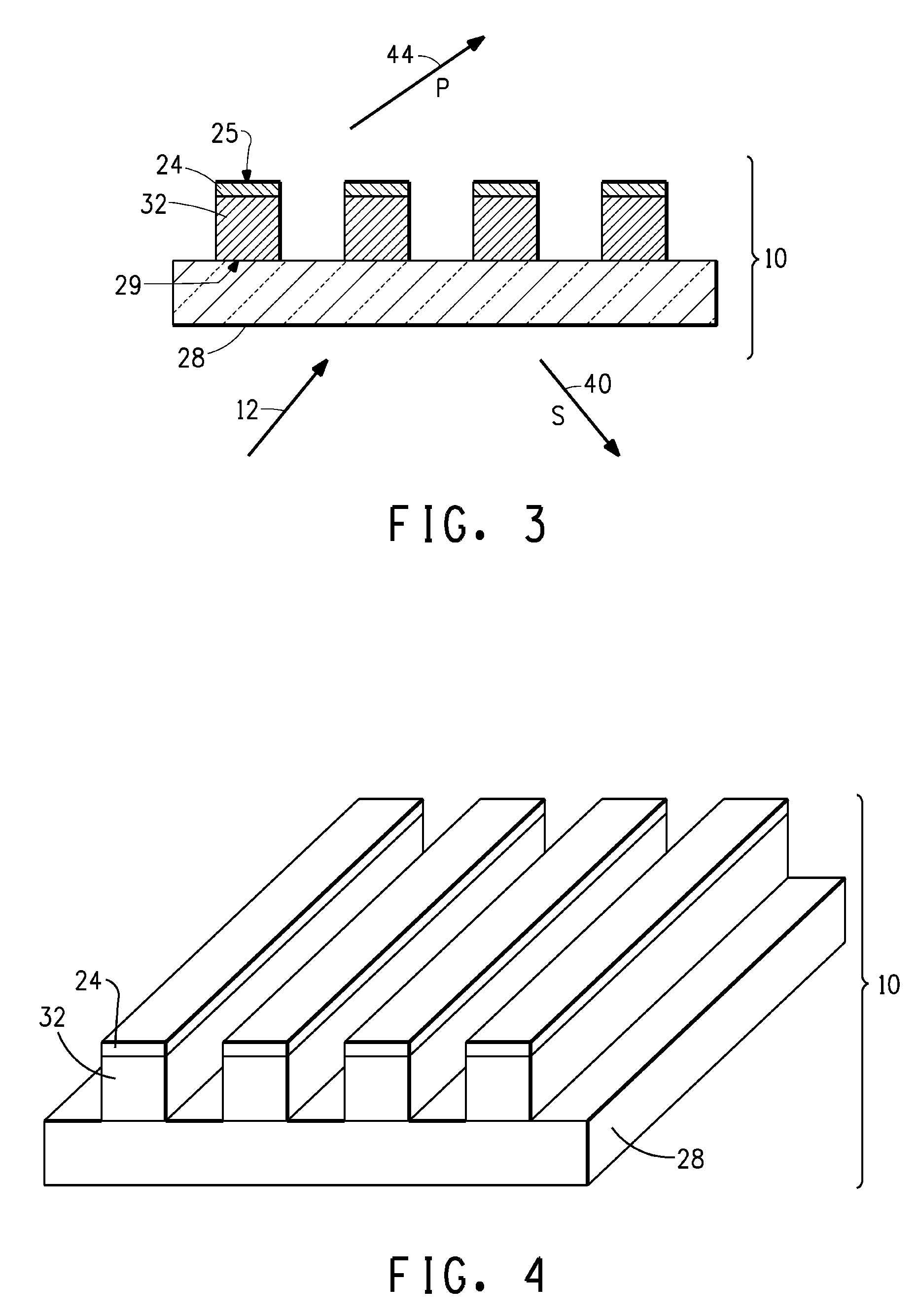 Wire-grid polarizers, methods of fabrication thereof and their use in transmissive displays