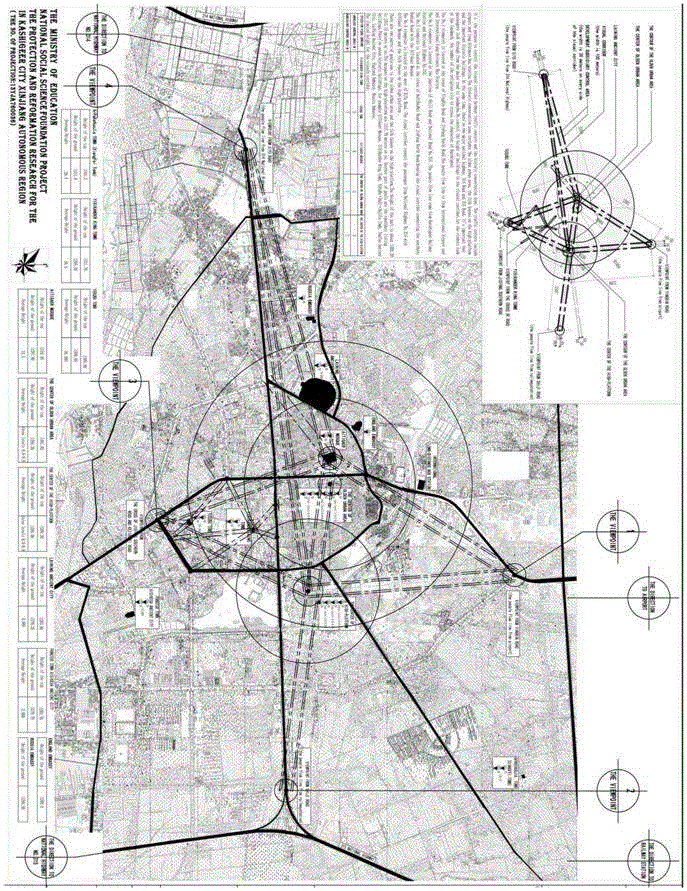 Accounting method for setting visual corridor three dimension scale under urban planning design