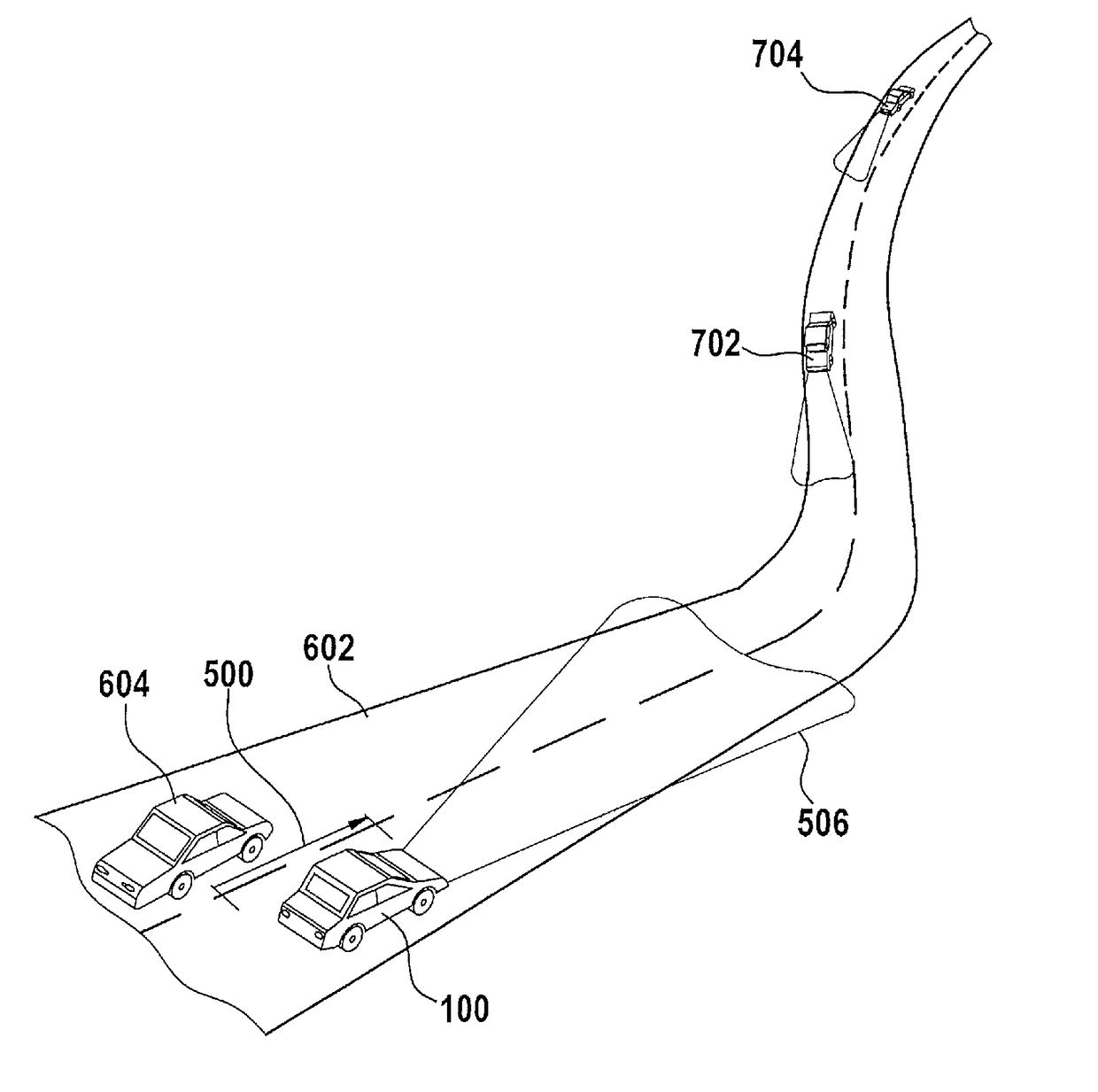 Method and control device for switching on the high beam headlights of a vehicle