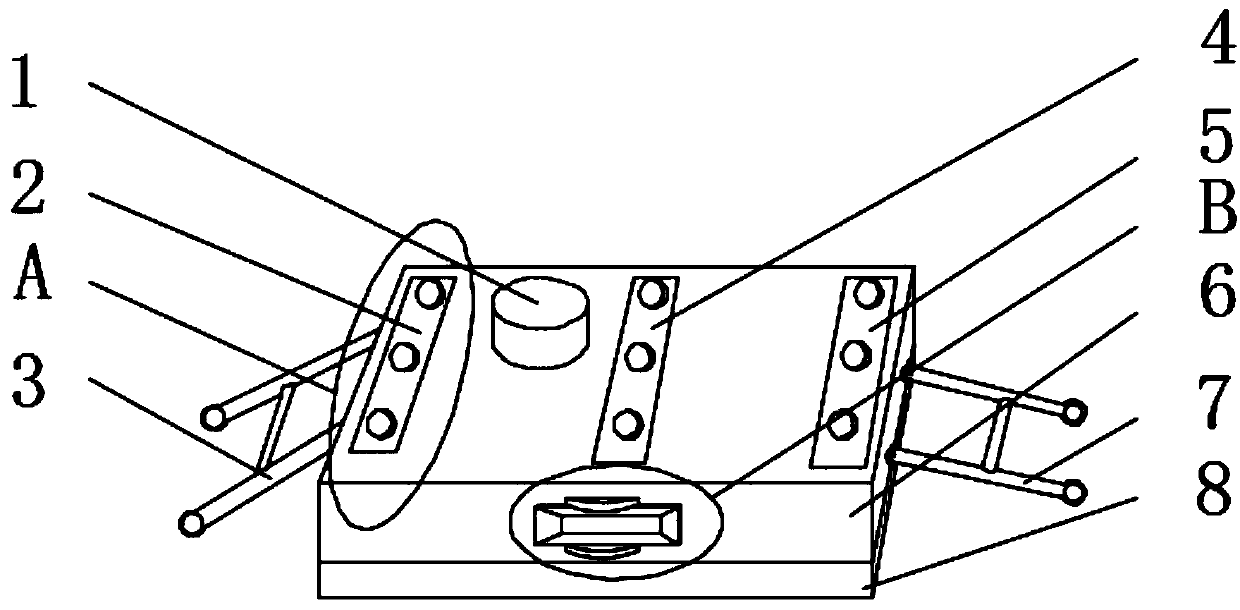 Cooling device for iron casting