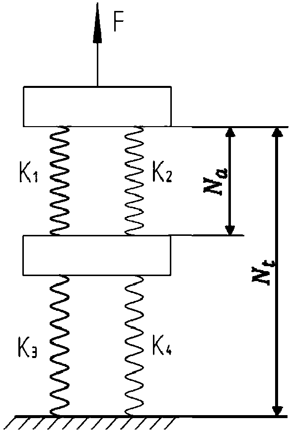 Robot joint self-adaption control method of variable-rigidity serial connection elastic driver