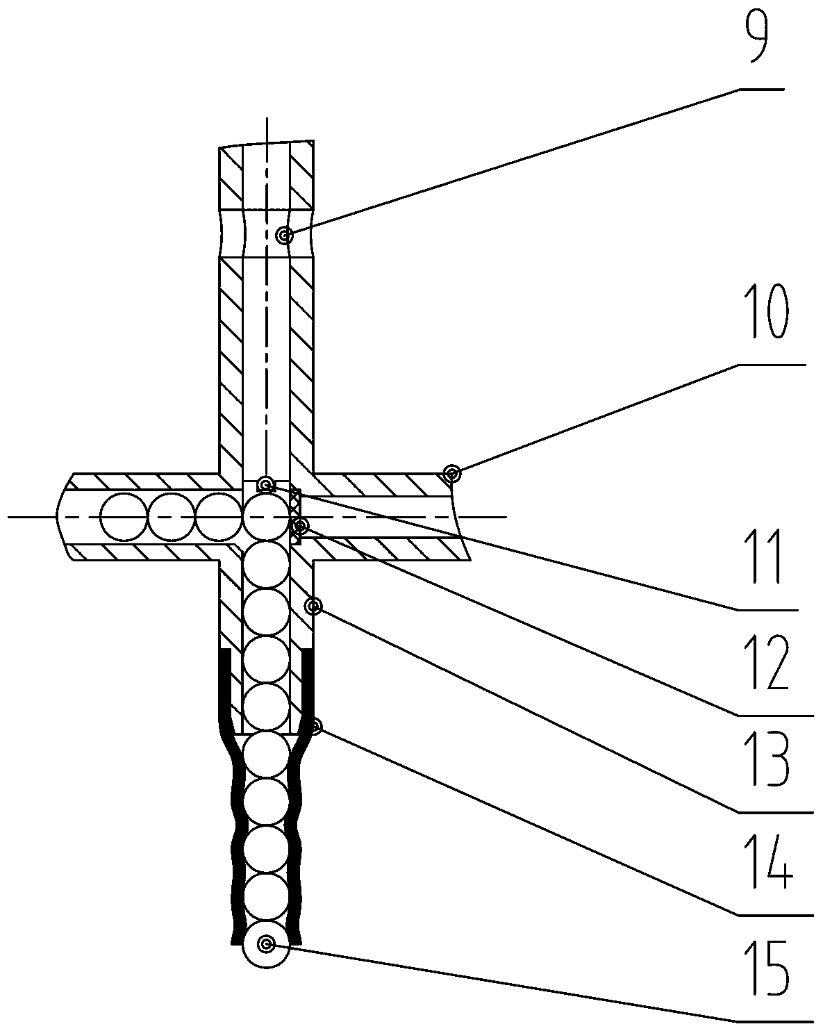 Hydraulic push type precision seeding device