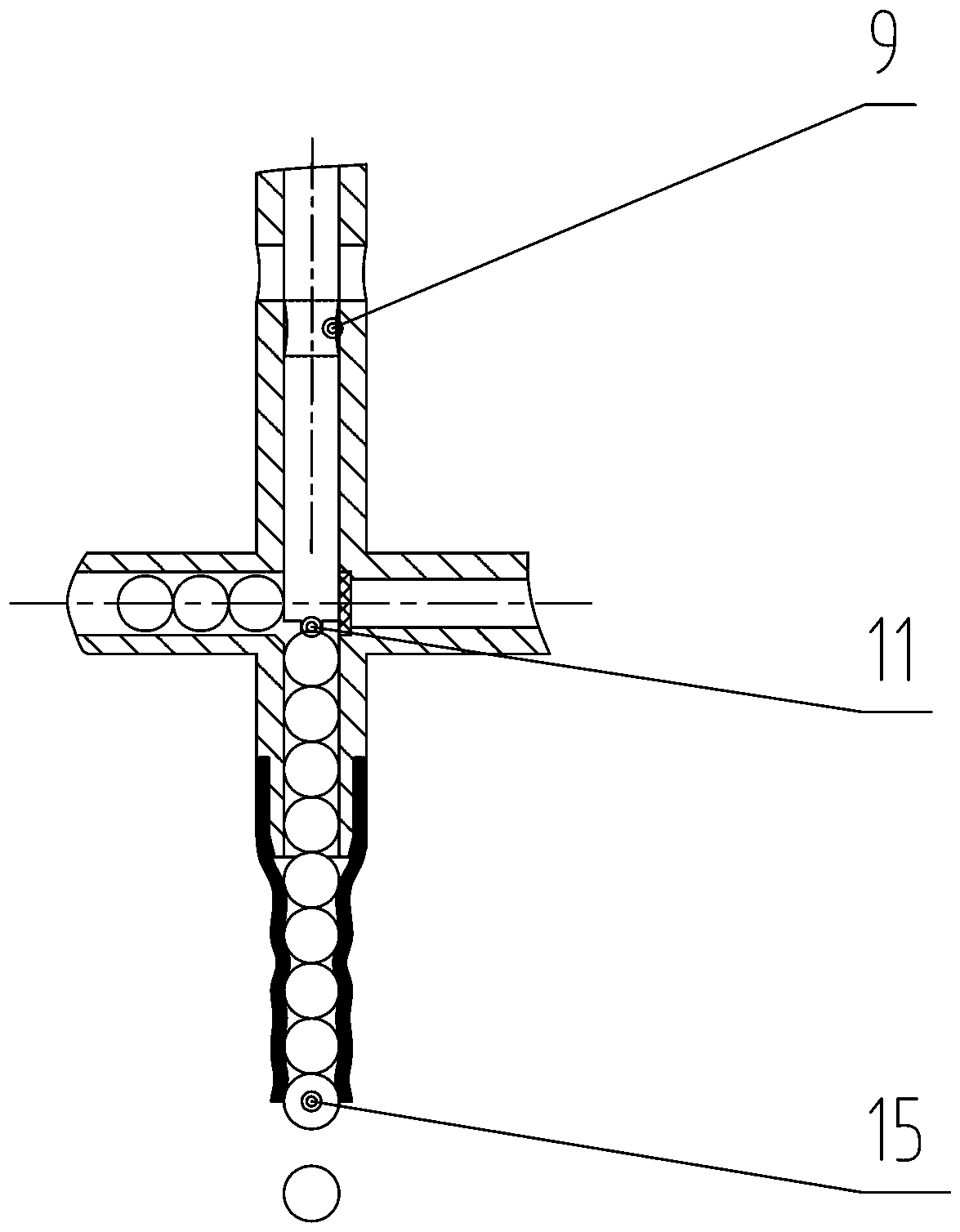 Hydraulic push type precision seeding device